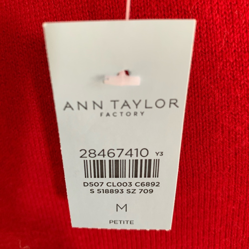 Ann Taylor Ruffle Neck Sweater in Jubilee - Picture 3 of 4